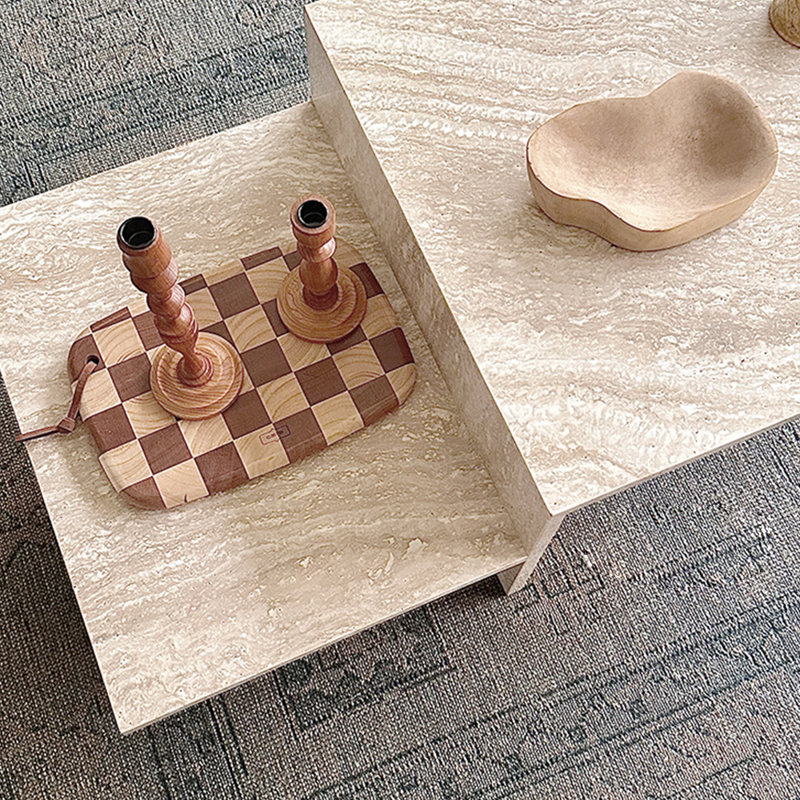 table basse créative ins pierre naturelle
