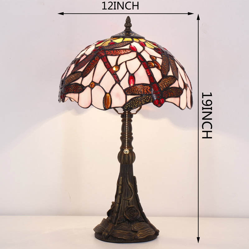 Lampe de table en verre coloré Tiffany