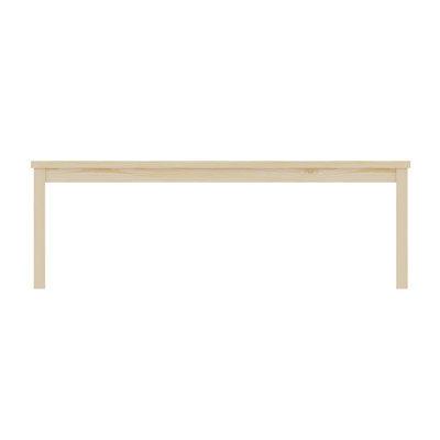 52.1" Outdoor Solid Wood Knot-Free Pine Backless Dining Bench, Slatted Seat For Patio, Backyard, Entryway, Hallway by Ophelia & Co.