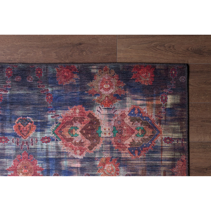 Luxurious Machine Washable Carpet, 100% Polyester, 7.5 x 10.8 Feet | Pile Height: 0.2 Inches, 1850 g/m² | Recycled Poly Cotton Underside, Easy Care, Perfect for Living Room & Bedroom, Soft & Durable Design