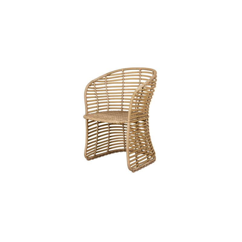 Basket Graphite Chair, Natural