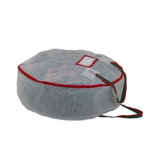 Green and Red XL Rubbermaid Wreath Storage Bag