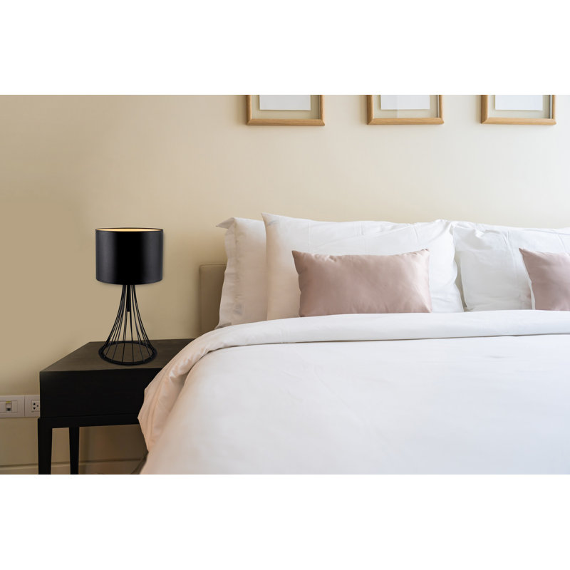 Lampe de table noire 24,02 po Charlize