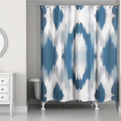 Rideau de douche simple abstrait
