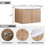 Meuble-lavabo 30 po avec lavabo et armoire d'appoint - Enigma moderne, pour un bain mystérieux, chic et paisible-1306863791