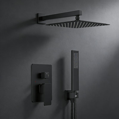 12-Inch Rainfall Shower System With Handheld Combo