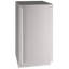 U-Line 18"W. 5 Class 3.7 Cu.Ft. Compact Refrigerator - Stainless Steel