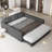 Soneson Ivery 143'' Wide Linen Large U Shaped Storage Sectional Modular Couch Variable Living room Sofa Bed Tufted Cushion Sleeper-322270050