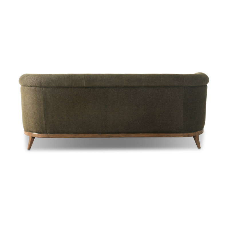 Ellsworth 91" Rolled Arm Sofa, 29.75" H x 78" W x 36" D, Sutton Olive