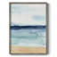 Watercolor Ocean Horizon I, reproduction encadrée - bois massif-280637386