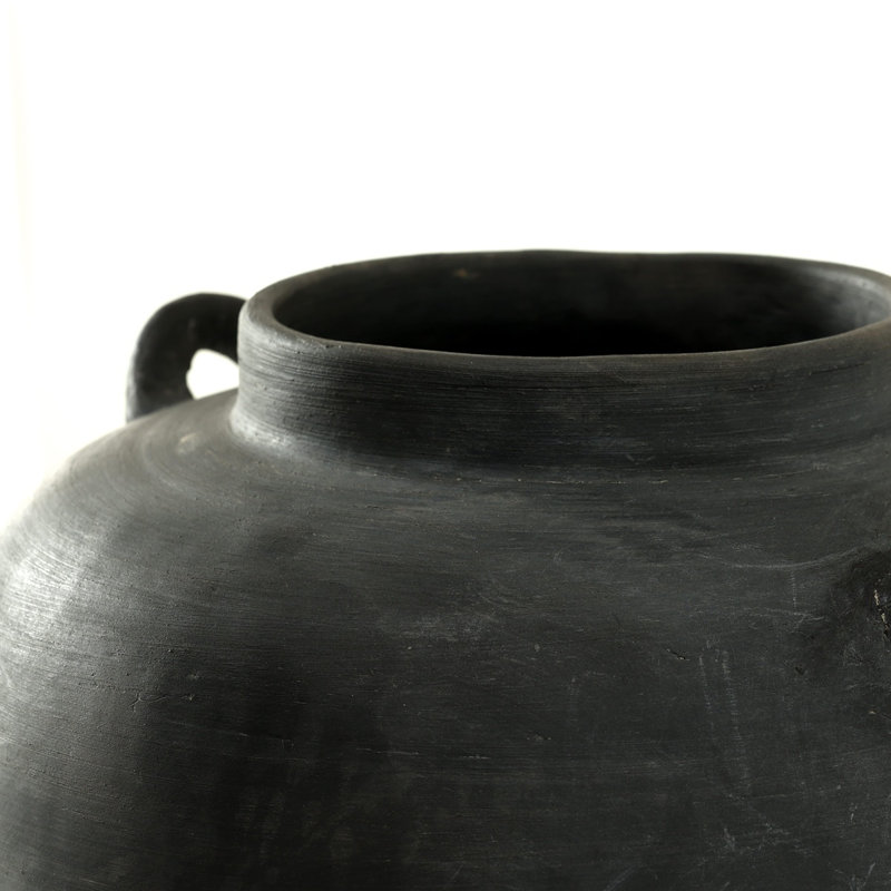 Vase 13 pouces de hauteur avec deux poignées