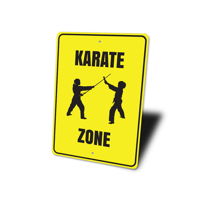 Plaque de karaté en aluminium, H 14 po x l 10 po x P 0,04 po