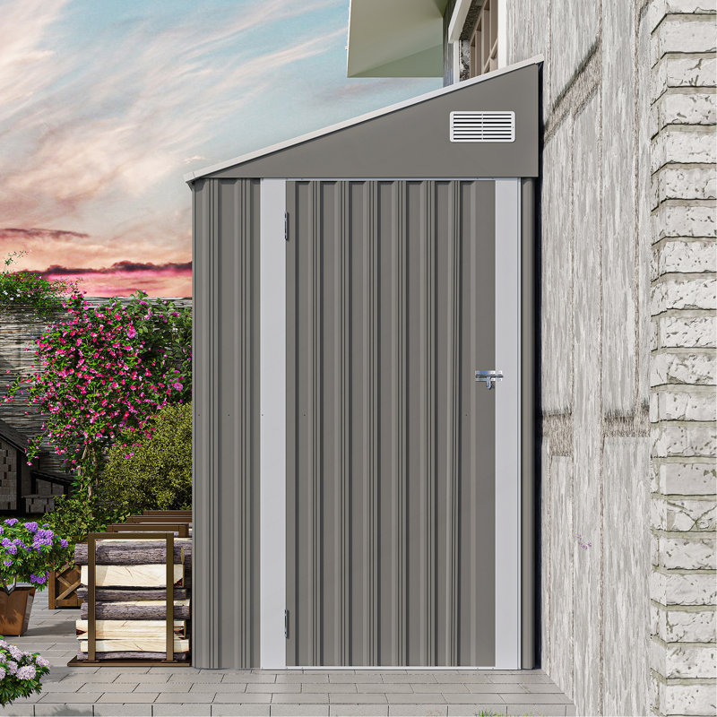Campcraft Optional Two-Color Storage Shed, Single Hinge Door, Solid Structural Design, Good Ventilation, Surface With Protective Film, And Suitable For Various Scenarios