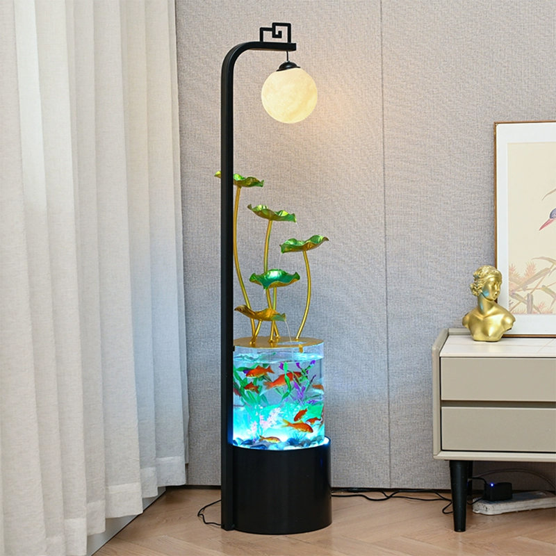 Aquarium 5-10 gallons en fer Eco moderne, Noir