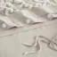 Housse de couette 100% coton taupe avec broderie en chenille élégante-126060628