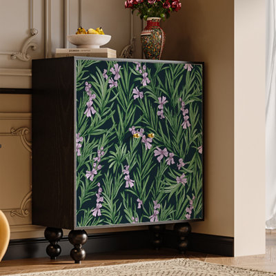French Retro Minimalist Style Accent Cabinet