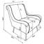 Fauteuil d'appoint à coussin serré Lundy Stone-1417238430