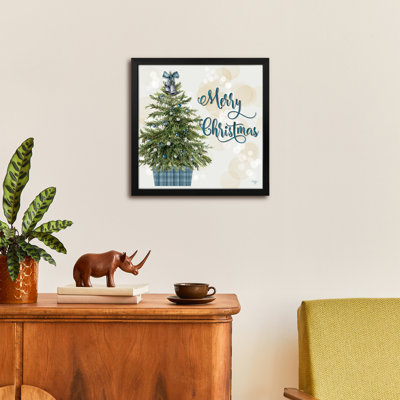 Petit arbre de Noël - reproduction d'art mural - affiche de galerie