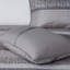 Ensemble de courtepointe réversible en jacquard 6 pièces avec coussins décoratifs gris / taupe double / grand-128954508