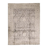 Wool Oriental Area Rug in Ivory