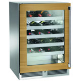 Perlick Single Zone 23.88'' Freestanding 40 Bottle Wine Refrigerator