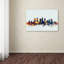 « atlanta georgia horizon blue », impression sur toile tendue-22540019