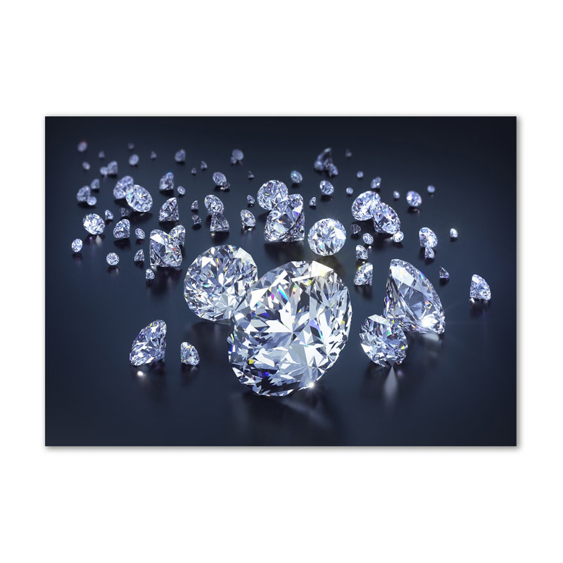 Diamonds - Wrapped Canvas Print