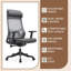 Chaise de bureau avec appui-tête Mirai-1158708857