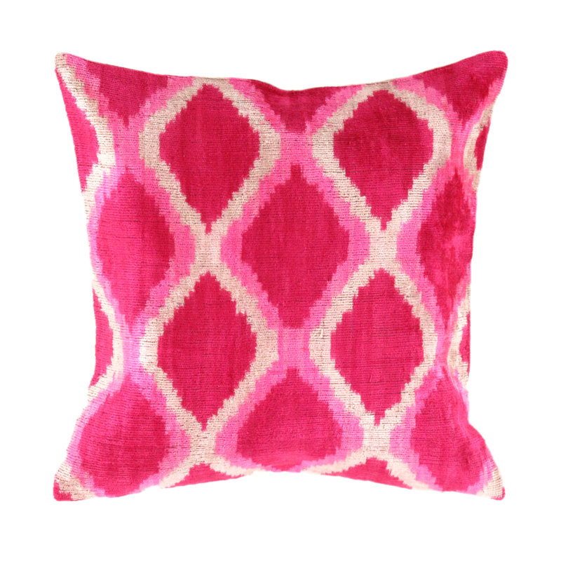 Rectangular Pillow Cover & Insert, Rose Ikat