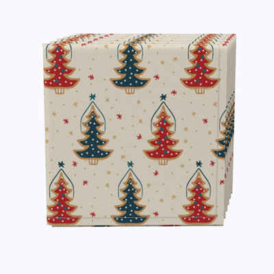 Elhibr Cotton Abstract Square Napkin