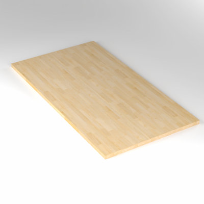 Comptoir en bois de bouleau massif non fini 72 po x P 25 po
