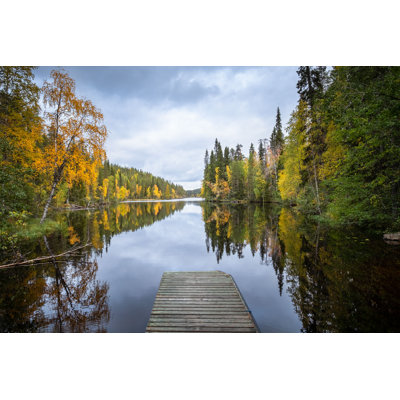 Paysage d'automne - Photographie sur toile tendue