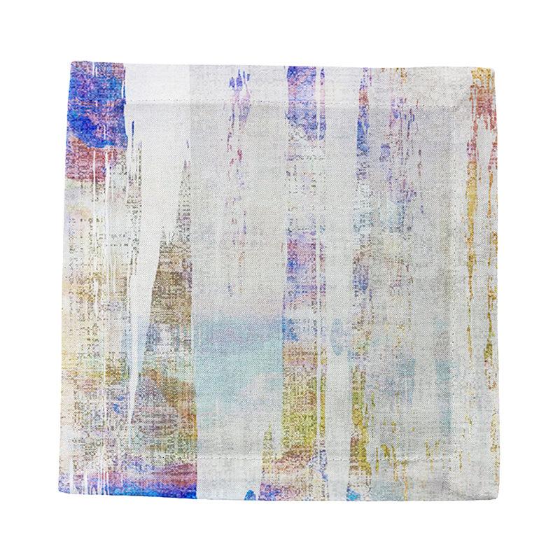 Cotton Blend Square Napkins, Coast