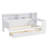 Wooden Daybed with Storage Shelves, Multi-functional Bed with Two Storage Drawers and Study Desk-1146771191-1146771184