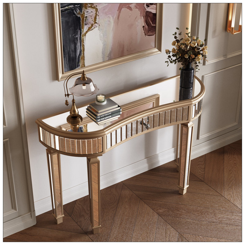 Console pour le salon, Golden/Silver