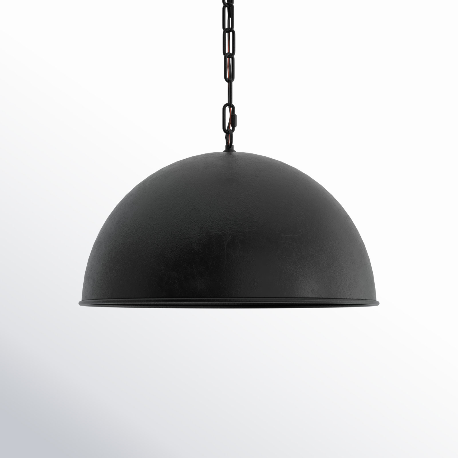 Najuma Dimmable Single Light Pendant, 12.75" H x 20" W x 20" D, Vintage Black