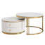 Table basse gigogne 2 tiroirs Elegant Grace
