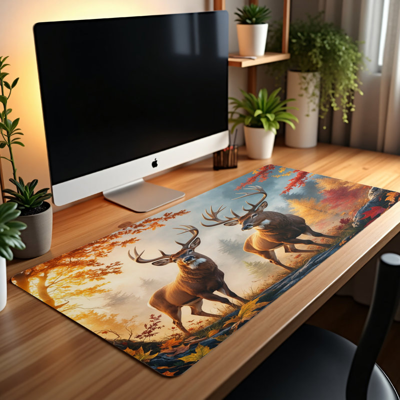 Polyester Desk Pad, 14.4x12.1
