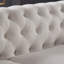 Canapé Chesterfield en tissu de lin-114124458