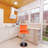 Ludly 32.5" Adjustable Spin Bar Stool-493706379