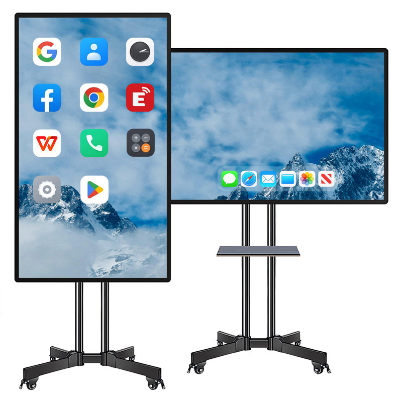 JYXCN Smart Board?Wireless 4K Interactive?Multi-Touch Collaboration Board 49 Inch for Cloud Connectivity for Hotel/Lobby Display/Classroom?