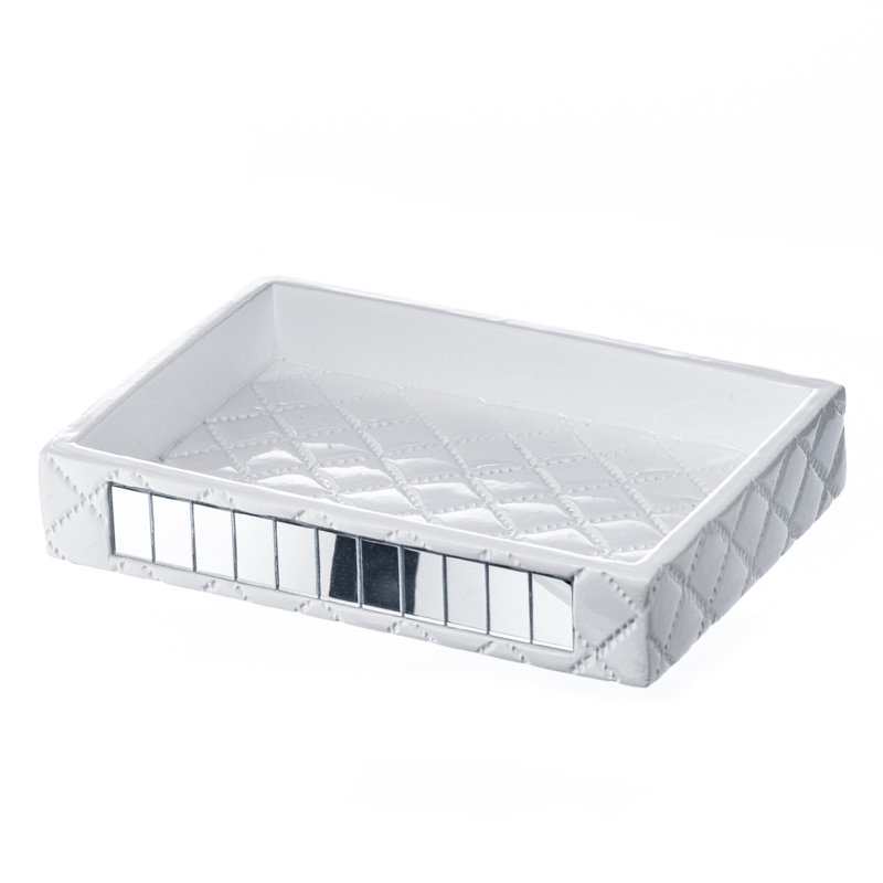 Quilted Mirror Soap Dish