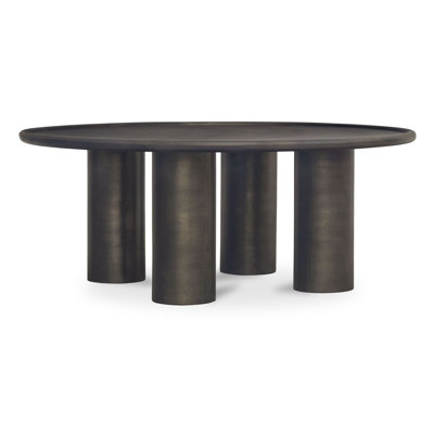 Table basse d'extérieur Rayshun bronze foncé