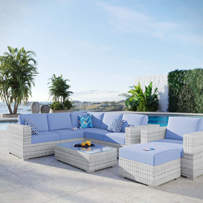 Ensemble modulaire d'extérieur 6 pièces Convene