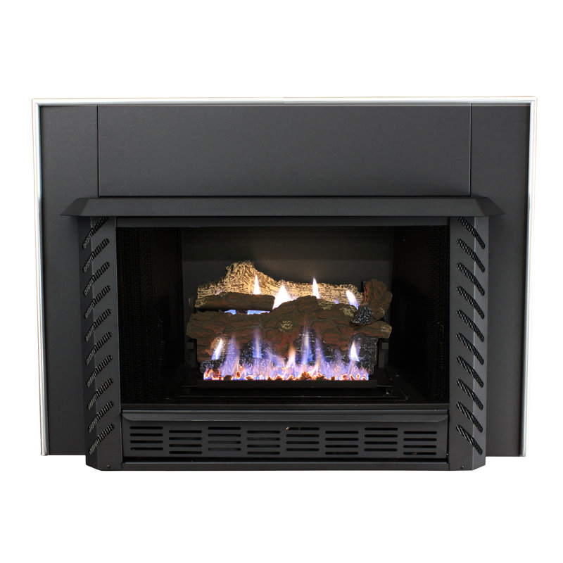 38'' W Ventless Fireplace Insert, Natural Gas