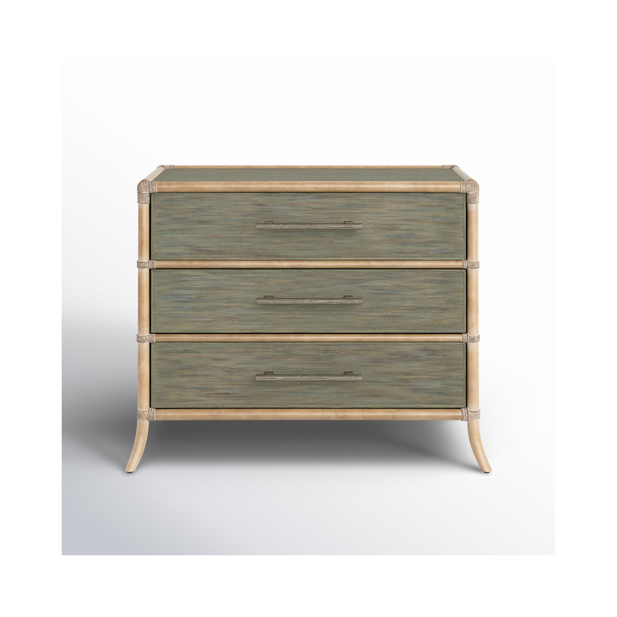 Retreat 3 - Drawer Nightstand, Green