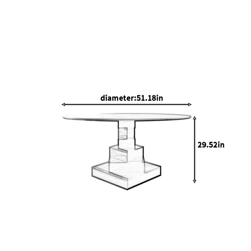 Amram, 29.52"H x 51.18"L x 51.18"W