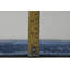 Hand Knotted Abstract Area Rug in Blue