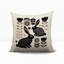 Oreiller carré réversible intérieur / extérieur Gario Rabbit-122017308-122017305