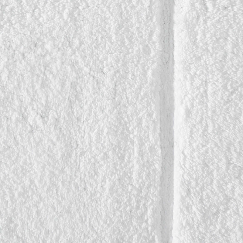 Calvin Klein Cotton Bath Rug, 22" L x 60" W, White